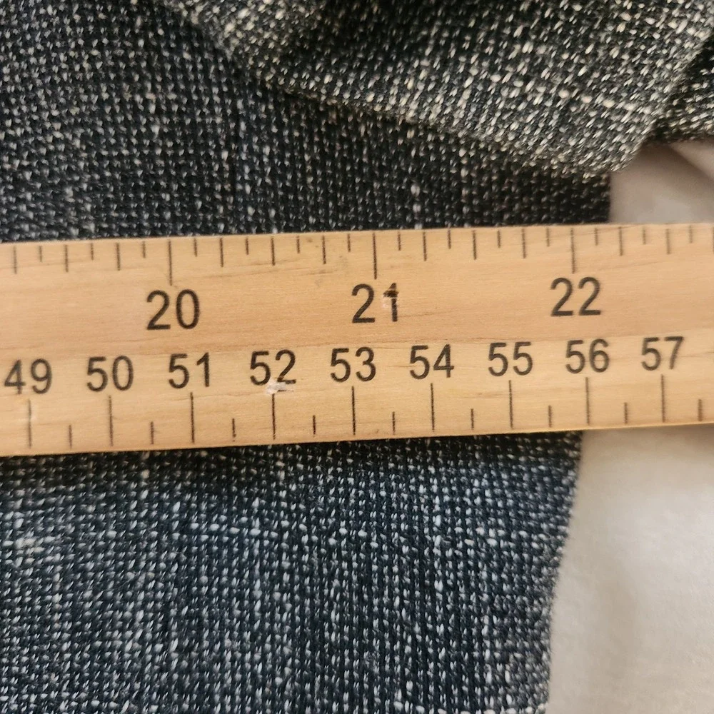 SOR Blazer Jacket Grey Blue Wool Blend Mens 44 L‎ Designer Sport Coat